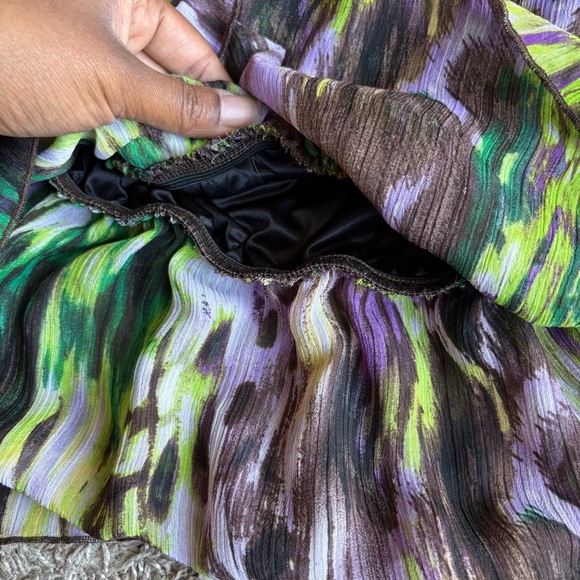 Vibrant Multicolor Halter Dress - Picture 4 of 9